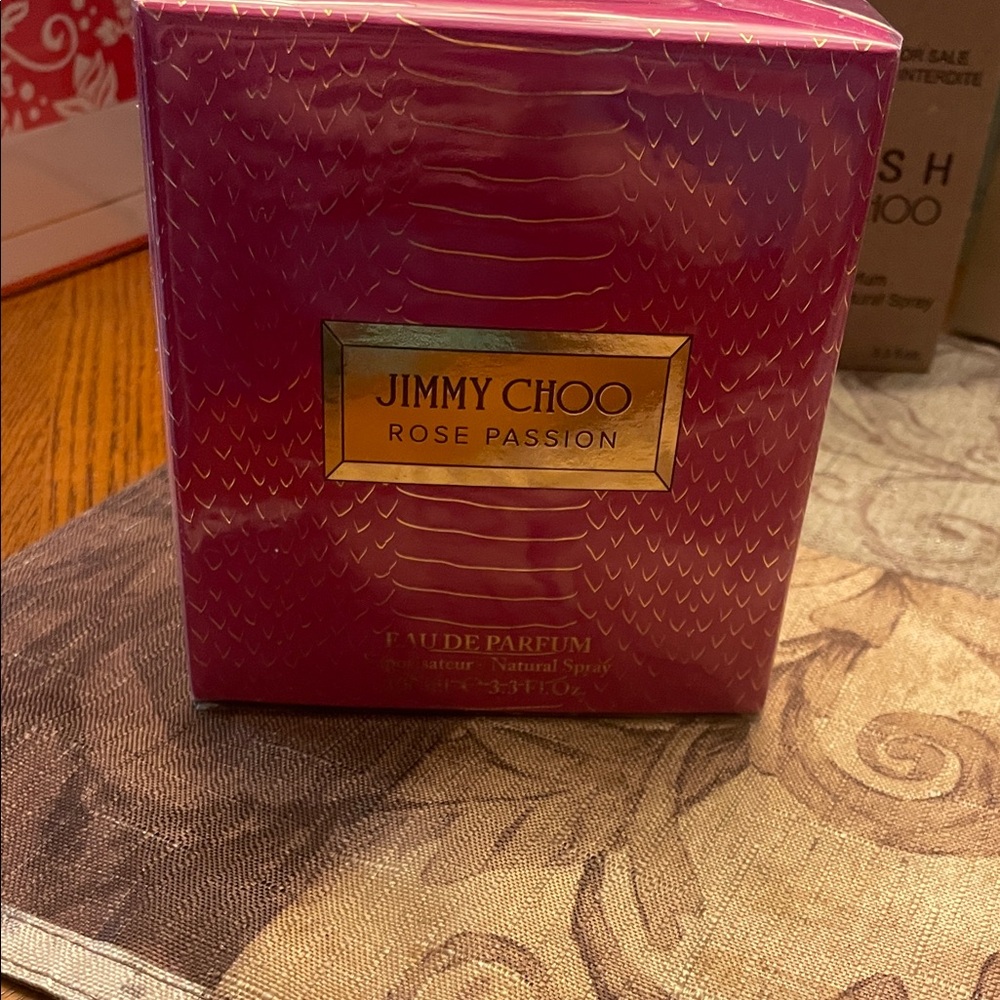 Jimmy Choo Rose Passion Fragrance in Pink and Gold